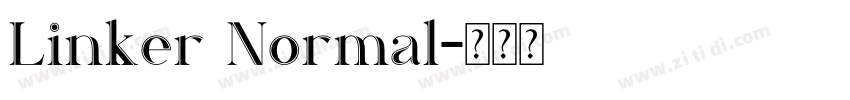 Linker Normal字体转换